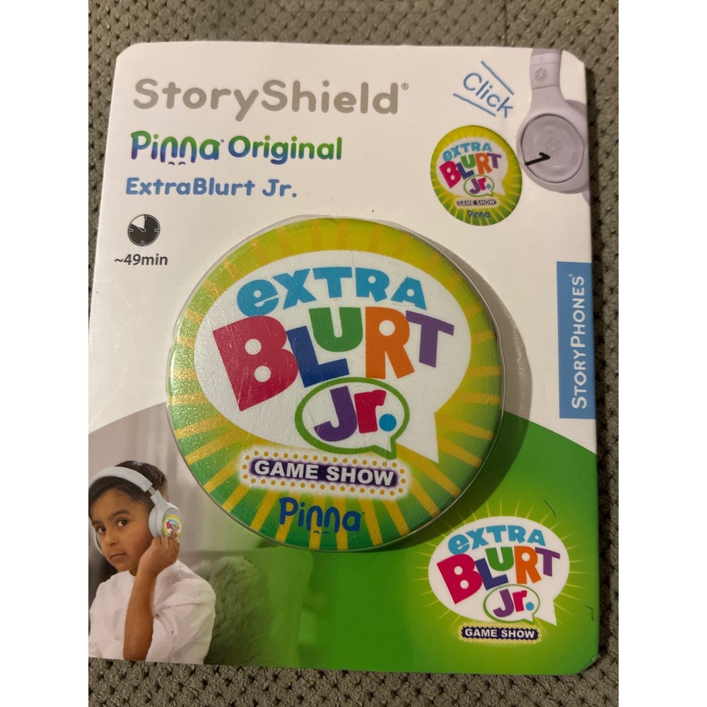 StoryPhones StoryShield‎ ExtraBlurt Jr Game Show Pinna Original Audio Disc New